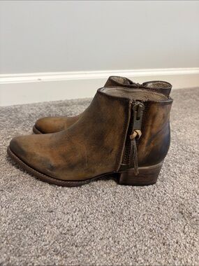 FREEBIRD LEATHER BOOTS ANKLE BOOTIE